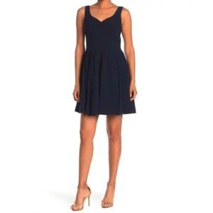 NWT Nanette Lepore Navy Fit & Flare Dress